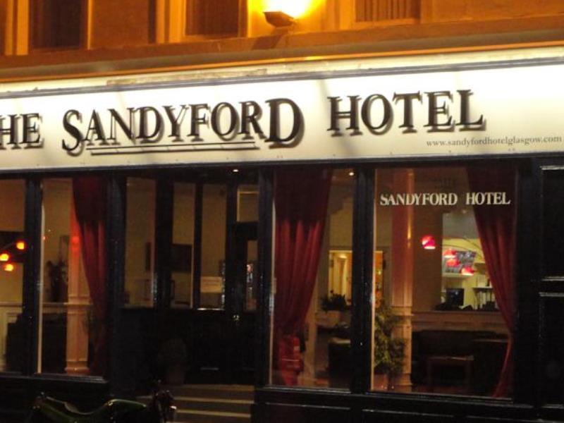 Sandyford Hotel Glasgow Exterior foto